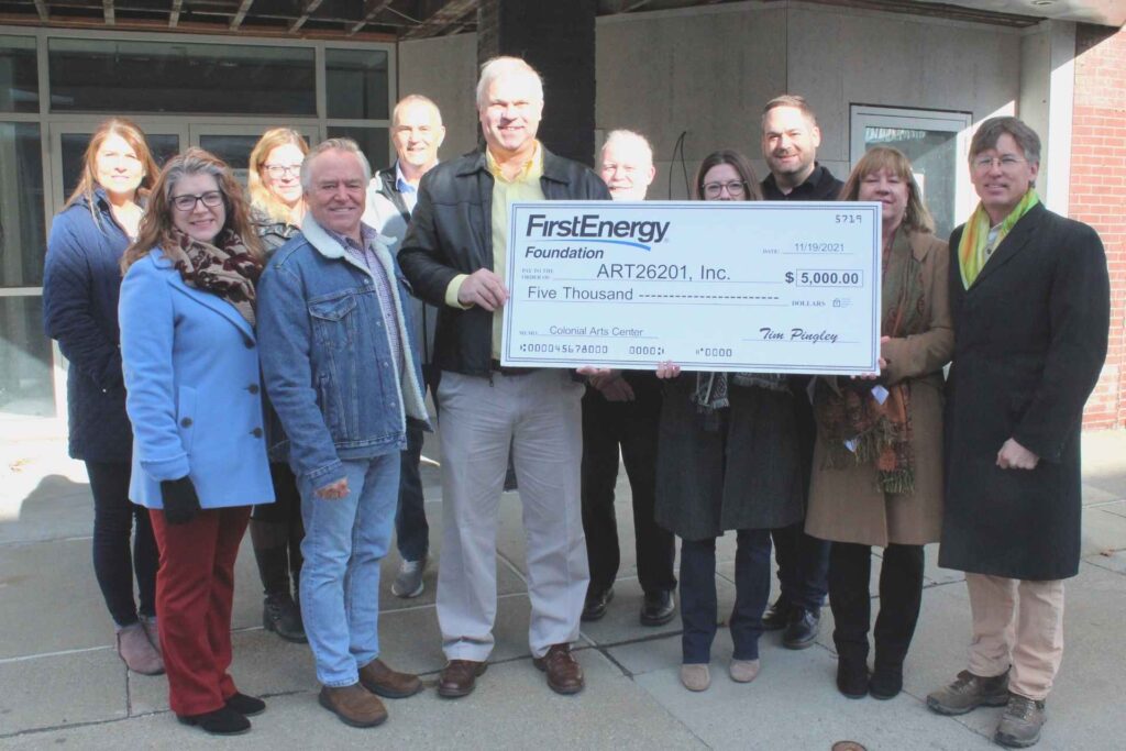 FirstEnergy $5K donation may pay for installation of facade panels for Colonial Arts Center theater
